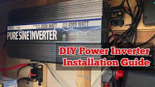 How to Install an RV Power Inverter on a Travel Trailer DIY | The Savvy Campers