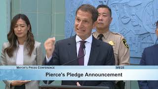 Pierce's Pledge Announcement