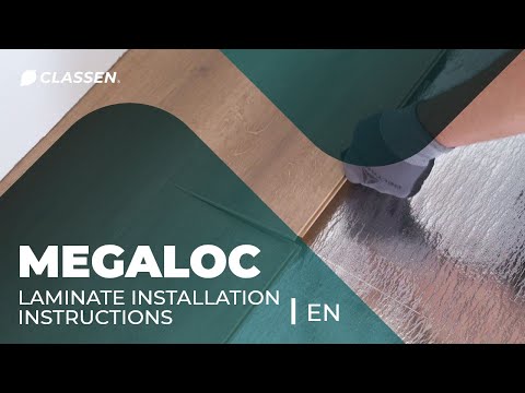 How to correctly install water resistant laminate flooring with megaloc aqua protect