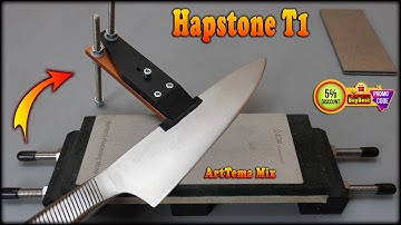 Knife sharpener Hapstone T1 - Adjustable Angle Guide for Knives | Sharpening kitchen knife