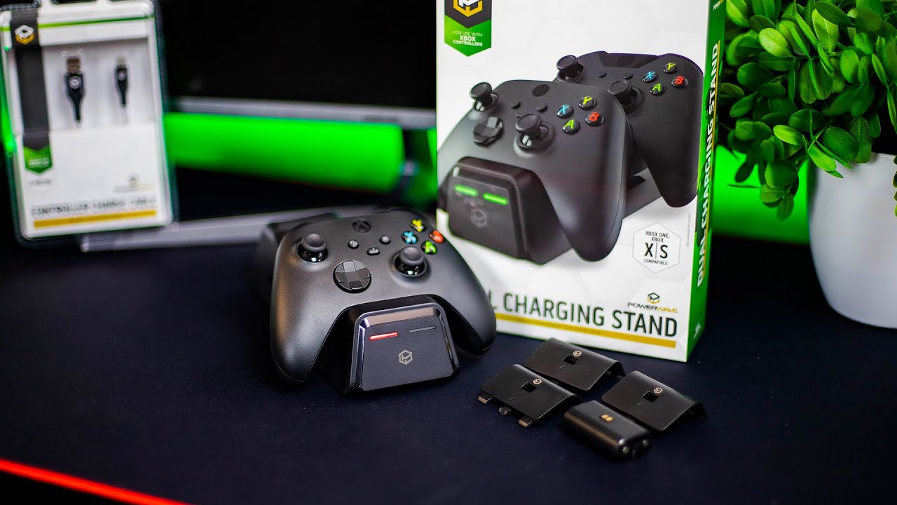 Base Carregadora Charging Dock p/2 Controles Xbox Series 7 & Z - Preto