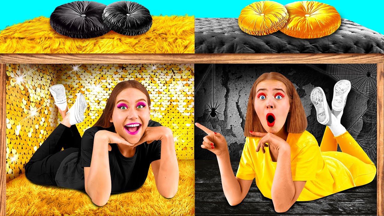 Chambres Secrètes Sous Le Lit | Riche vs Pauvre Astuces Parentales par ...