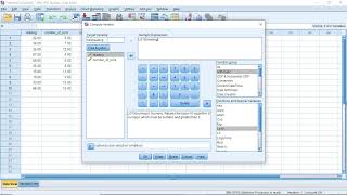 How to Compute a variable in SPSS-Tutorial