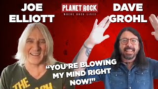 Dave Grohl and Joe Elliott meet for the first time!