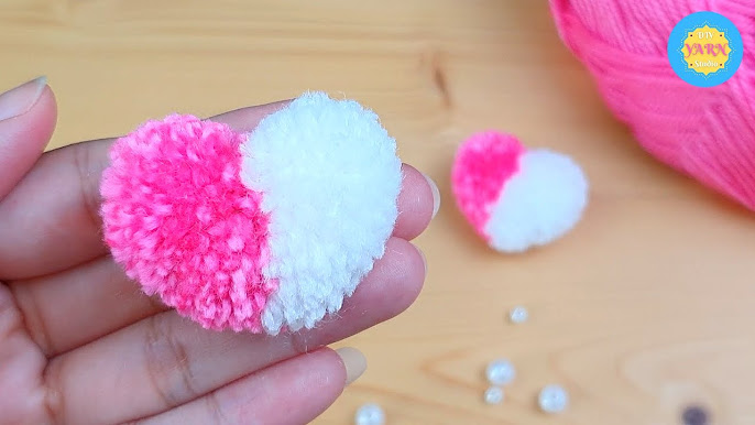 How to make a Pom Pom maker Tutorial (Craft Basics - Yarn Pom Pom) 