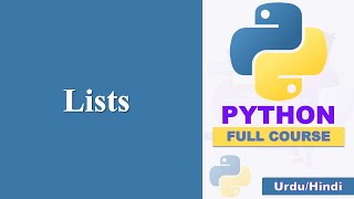 Lists in Python | Python for Beginners