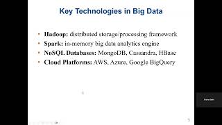 Data Science and Big Data Analytics: Concepts in Big Data Management and Analytics.