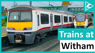 Trains at Witham (GEML) 13/08/2021