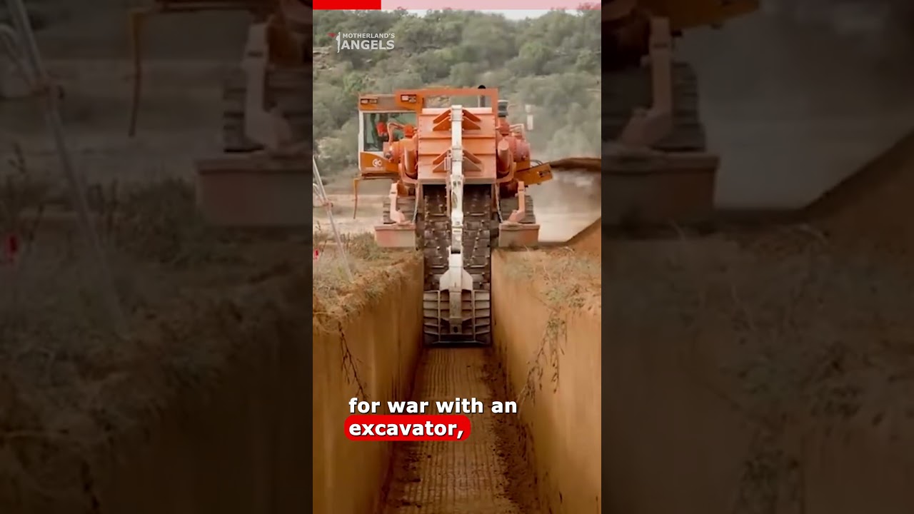 Ukraine Drone vs Excavator #shorts