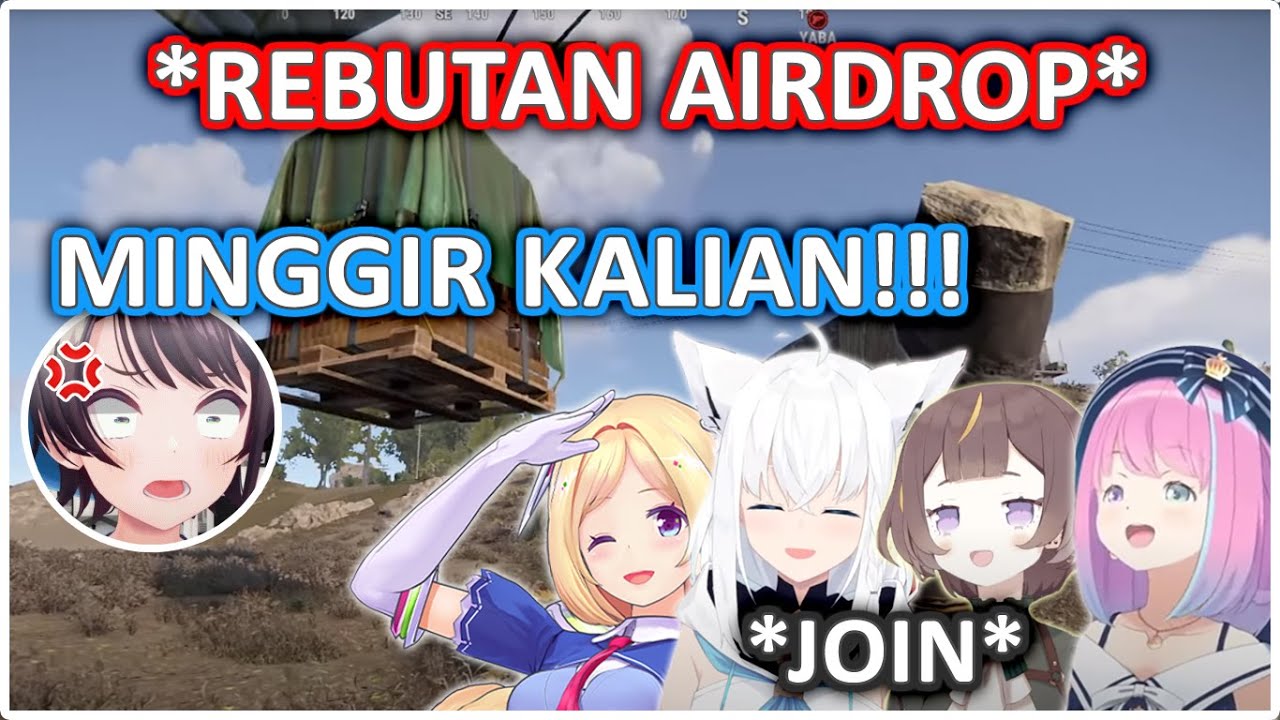 Airdrop SUBARU Yang Jadi Rebutan Para Member Lain | (Hololive Clips)