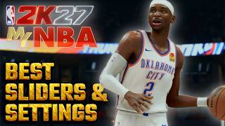 The BEST NBA 2K27 MyNBA Settings (+CPU vs CPU sliders)