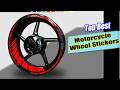 Top The Best Motorcycle Wheel Stickers Reviews 2026