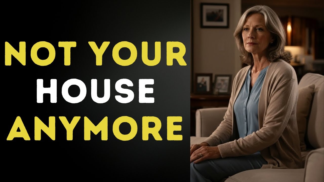 You’re overreacting. It’s not your house anymore.” — my daughter-in-law said at dinner…