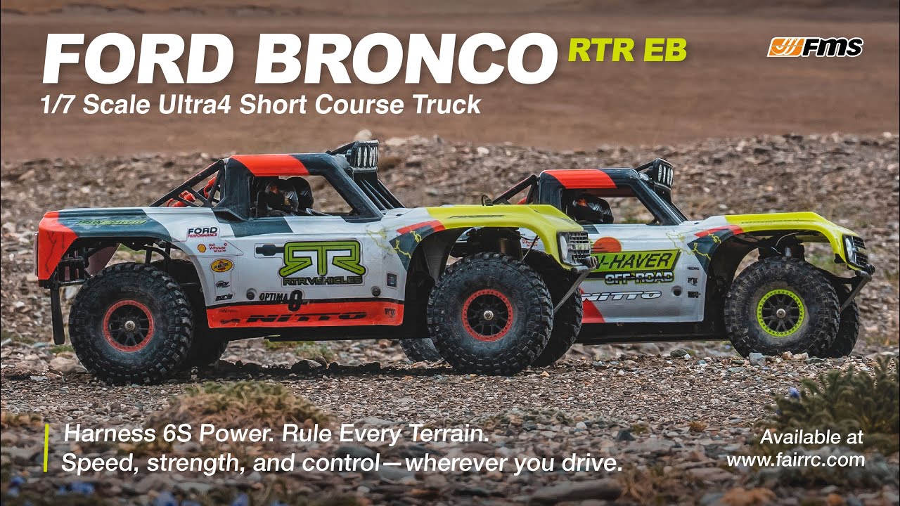 FMS 1/7 Ford Bronco RTR EB Brushless 4WD RS