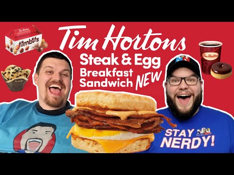 Tim Hortons adds new Steak and Egg Breakfast Sandwich to menu, featuring  slow-cooked 100% Canadian seasoned beef