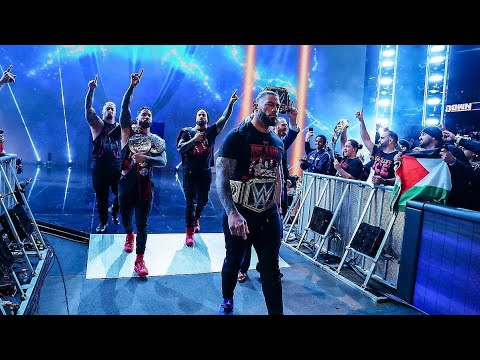 Roman Reigns Entrance after War Games WWE SmackDown Dec 16 2022