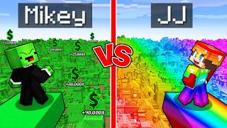 Mikey and JJ: BILLIONAIRE vs OP Endless Village Survival Minecraft Battle (Maizen)