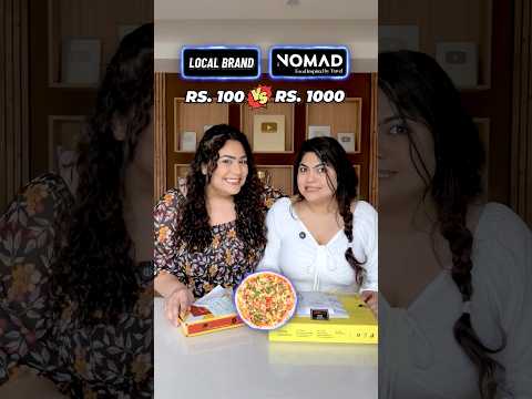 Rs. 100 vs. Rs. 1000 ka Pizza! Cheap vs. Expensive Food Challenge with Thakur Sisters!