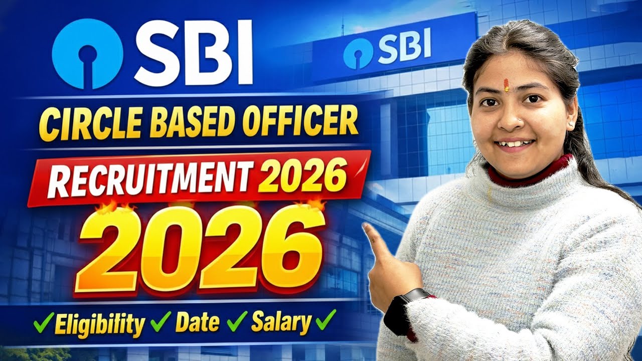 SBI CBO Recruitment 2026 🔥 | Circle Based Officer Notification | Eligibility & Salary (Title)