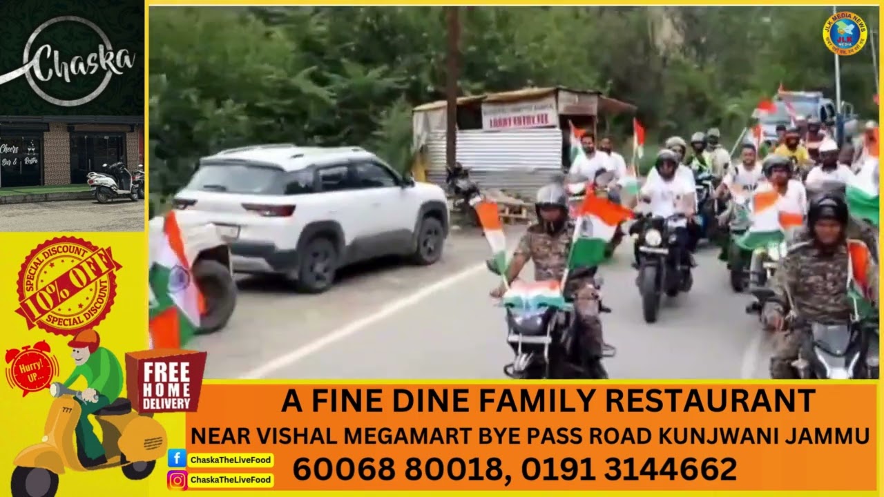 District Administration Ramban Organises Tiranga Rally at Banihal