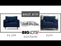 WEST ELM DUPES | Look for Less | Big Lots Edition