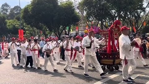 Lễ hội rước kiệu bà chùa người hoa H Dầu Tiếng TP Bình Dương 10/01 âm lịch hằng năm.