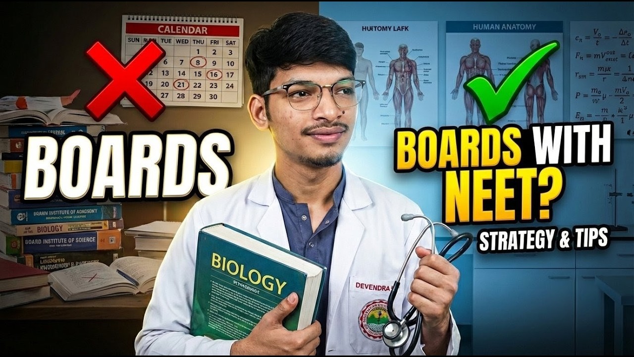 Boards + NEET 2026 Strategy: 90% + 650+ Score Plan