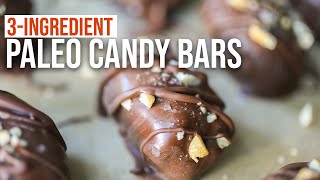 3-Ingredient Paleo Candy Bars