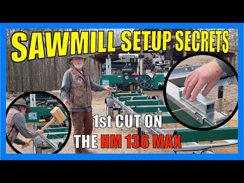 Simple Sawmill Setup Secrets: Milling Massive Dry Oak on HM 136 Max our First Log thumbnail
