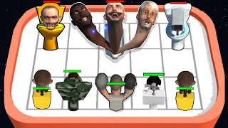 Merge Master: Monster Epic War - Unlock Skibidi Toilet & Camera Man screenshot 3