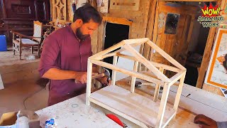 Amazing Skills of Making Beautiful Wooden Bird Cage | wooden aviary | parrot cage