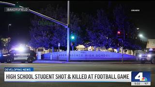Student shot and killed at football game in Bakersfield screenshot 4