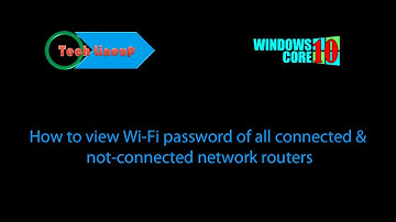How to view Wi-Fi password of connected and unconnected networds in Windows 10