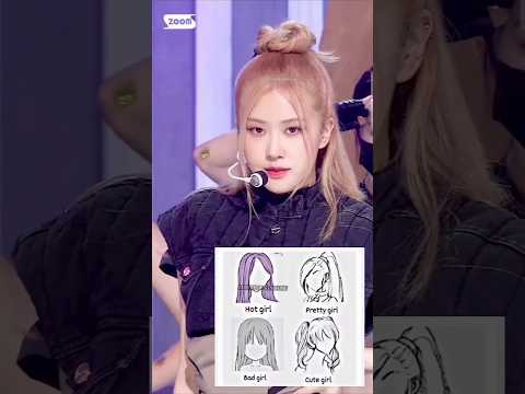 Rosé Hairstyle Edit Shorts Blackpink Rosé Bp