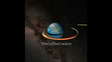 What if titan entered roche limit of earth? {500K Raymarcher} #spacesim #simulation