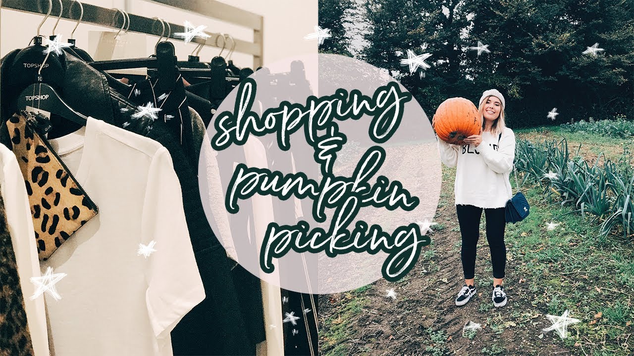COME SHOPPING WITH ME + PUMPKIN PICKING | Hello October Vlogtober