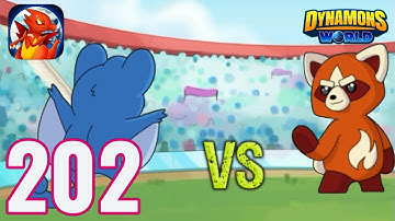 WINGER Vs. MENZA PvP Online Arena | Dynamons World - Gameplay Walkthrough – Part 202 (iOS, Android)