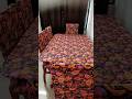 #Divine trendz dinning table makeover # chair covers # Table cover#viral #trending #shorts