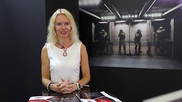 Company Klimawent presenting modular shooting ranges at MSPO2019.