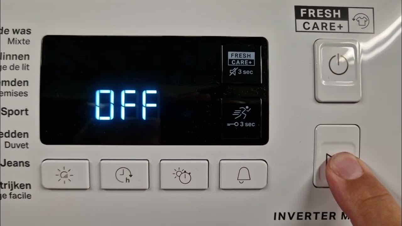 Whirlpool droogkast uit DEMO modus halen. YouTube