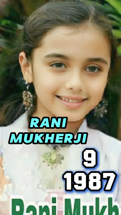 RANI MUKHERJI Age Transformation (1978-2025) Rani Mukherjee life journey evolution #ranimukherjee