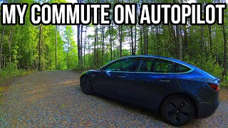 My Commute in the Tesla Model 3 Using Navigate on Autopilot