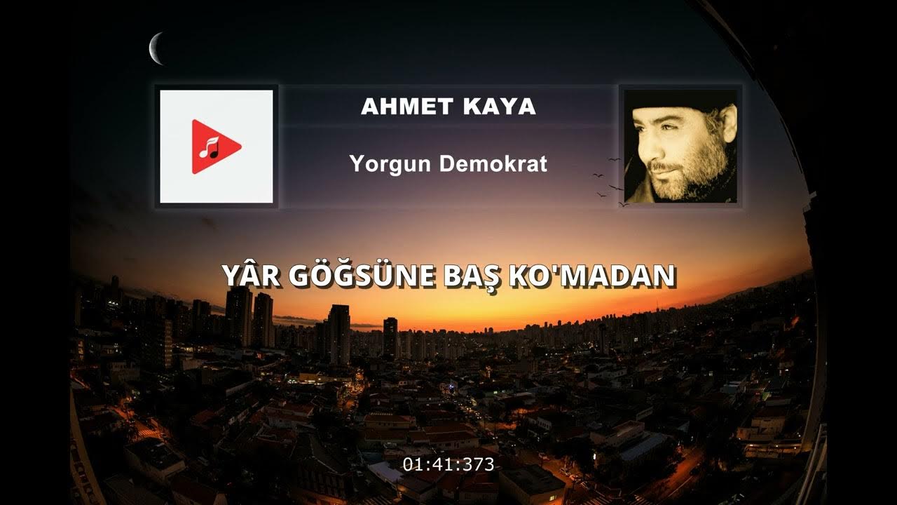 Ahmet Kaya - Yorgun Demokrat (Sözleri) | 4K Ahmet Kaya - Yorgun Demokrat (Sözleri) | 4K