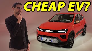 The most affordable EV? New Dacia Spring reveal REVIEW