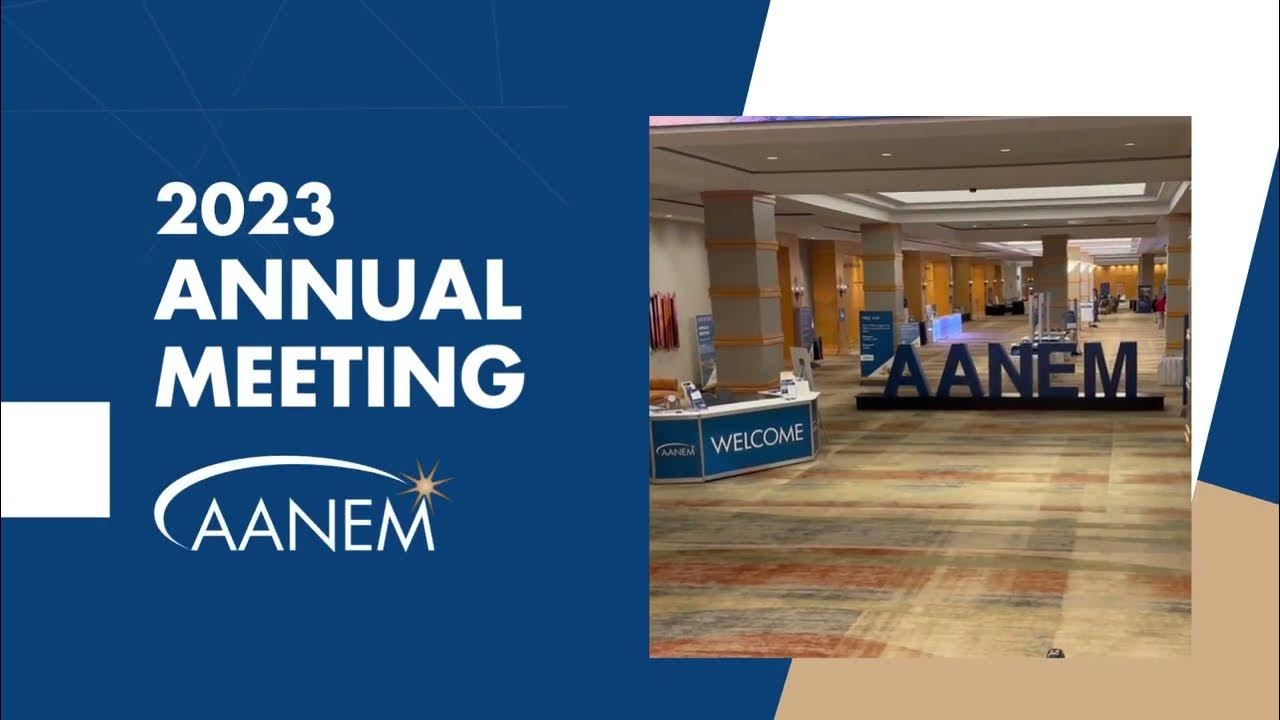 2023 AANEM Annual Meeting YouTube
