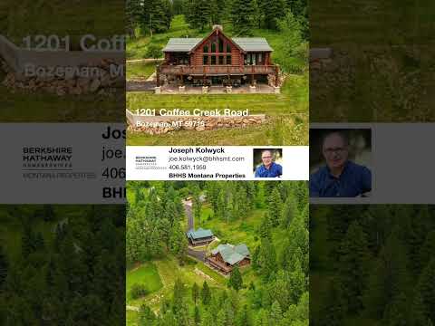 1201 Coffee Creek Road, Bozeman, MT home video tour