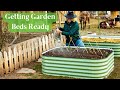 How to start new vegetable garden raised beds  amending beds