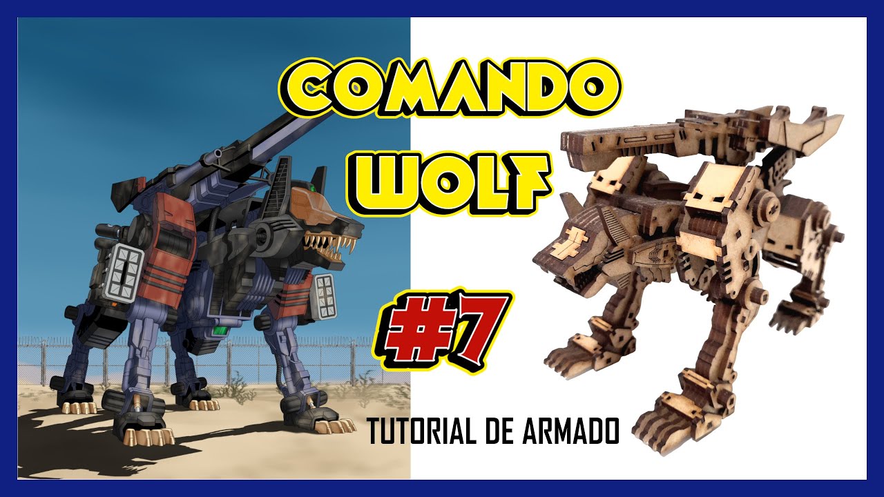 Comando Wolf de ZOIDS - Tutorial de armado #7 - YouTube