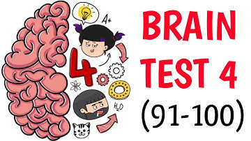 Brain Test 4:Tricky Friends Levels 91 92 93 94 95 96 97 98 99 100 #argaming #braintest4 #viralvideo
