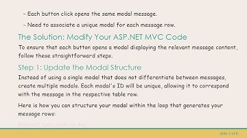 How to Use Bootstrap Modal in ASP.NET MVC with jQuery DataTables: Dynamic Content Loading